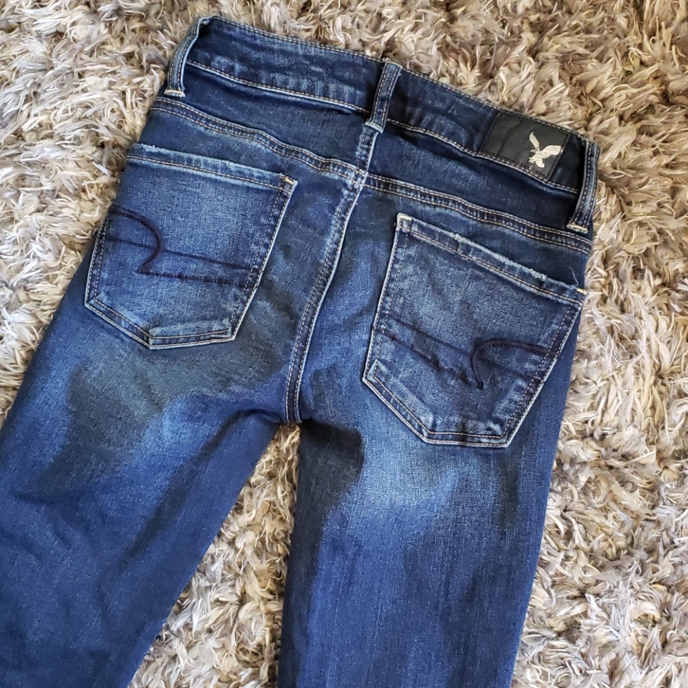 SALE⚡️AMERICAN EAGLE SUPER STRETCH JEGGINGS SZ 00 - Picture 6 of 9
